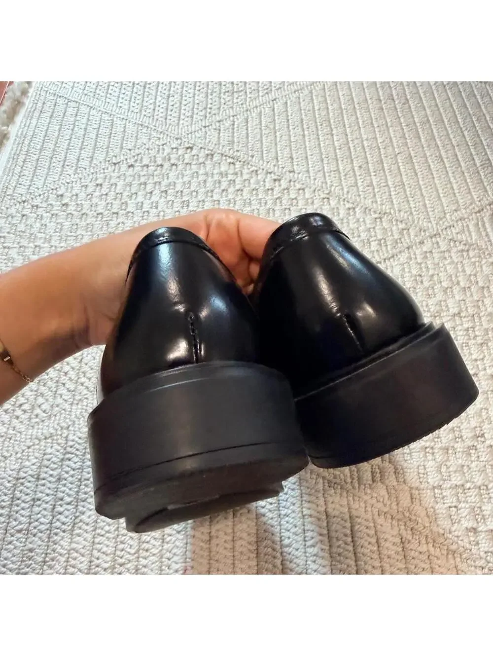 Tony Bianco Cherish Loafer in Black Hi Shine